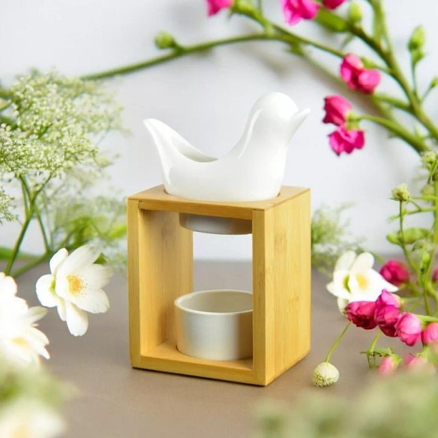 Brûleur oiseau blanc 