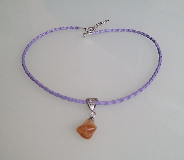 Rutilkvarc ásvány nyaklánc