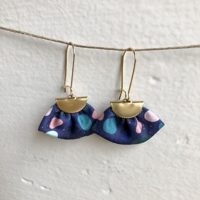 Boucles d'oreilles - DORMEUSES JELLY BEANS - bleu