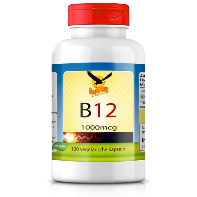 Get UP - Vitamin B12 a 1000mcg, 120 Kapseln