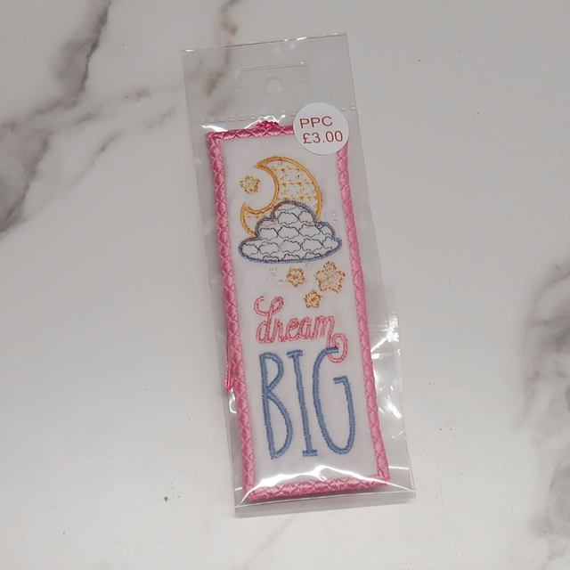 SALE! Machine Embroidered Bookmark