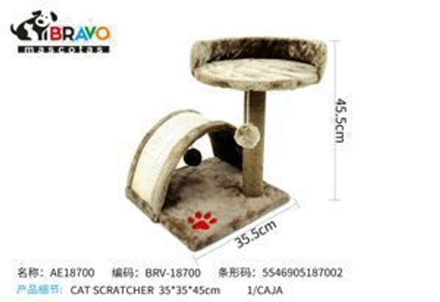 TIRAGRAFFI+GIOCO PER GATTI 35.5X35.5X45