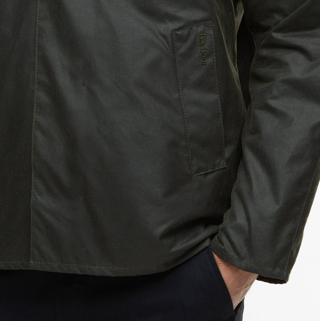 Barbour Short Lorden Wax Mac Olive