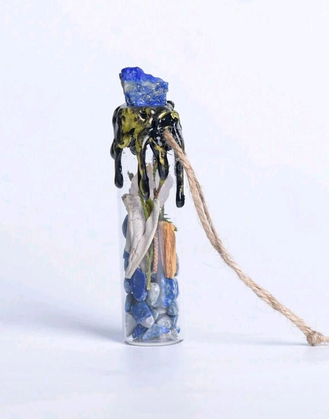 Spell jar Lapis lazuli - 8 à 10cm