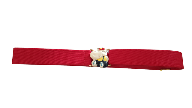 Ceinture rouge hippopotame enfants 