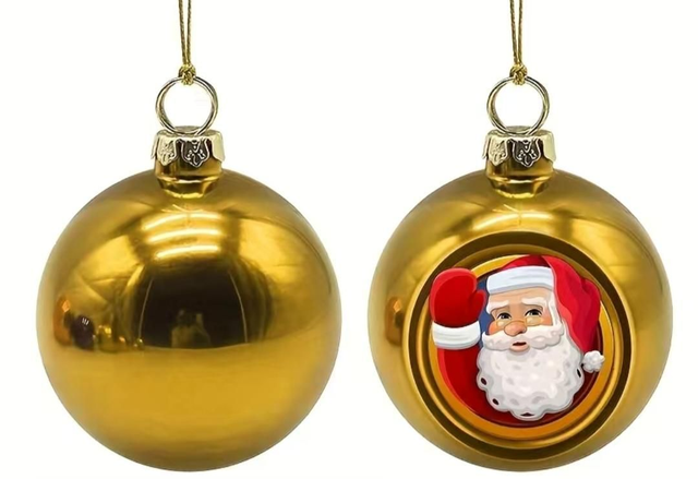 Boule de noël personnalisé avec photo 