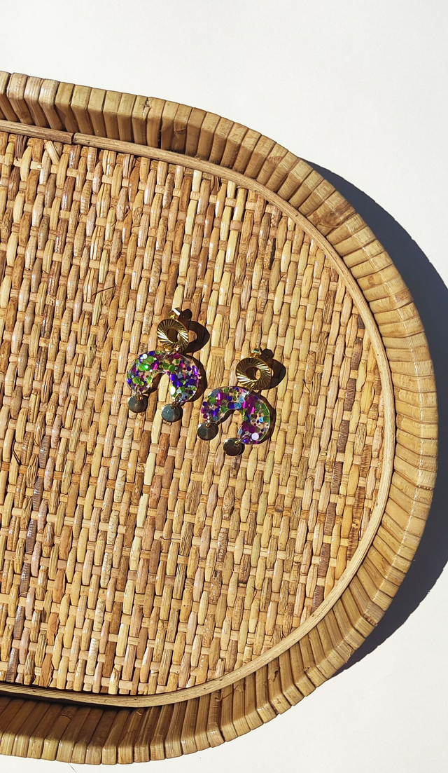 Boucles d'oreilles Camille - Multicolore