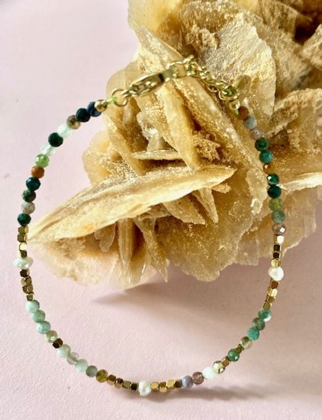 Bracelet Bohême Agate Indienne 