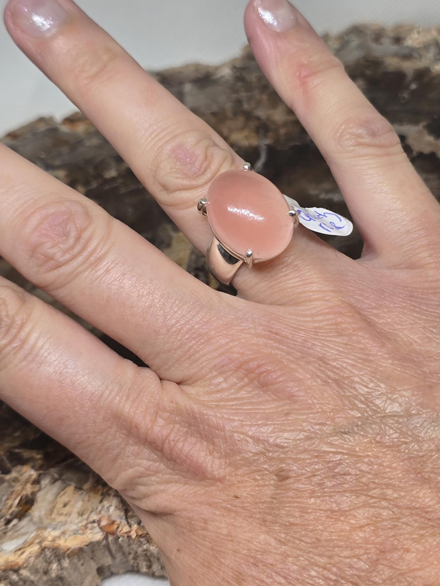 Bague Argent 925 et Quartz rose