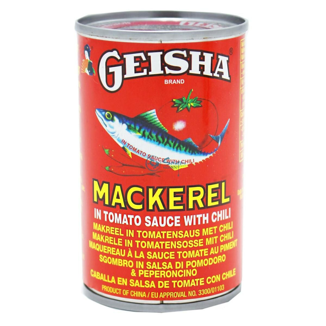 Geisha Mackerel In Tomato Sauce With Chilli 155 G