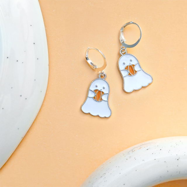 Kasper z bučo (bela-srebrna)