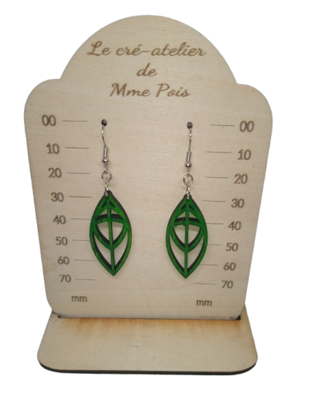 boucle d oreilles Simplicité Sculptée