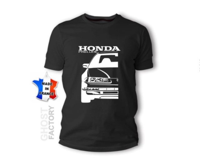 T-shirt Honda Prelude 4G