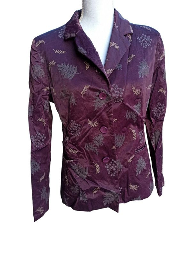 Veste satiné T44   UN DEUX TROIS