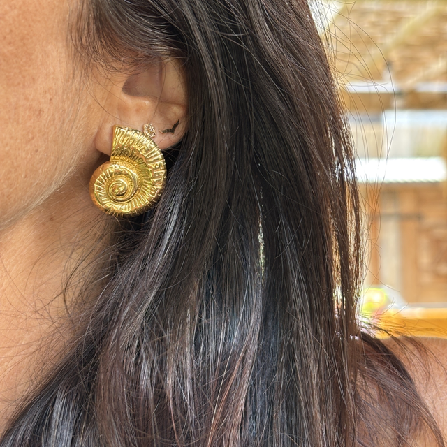 Boucles d’oreilles Ammonite
