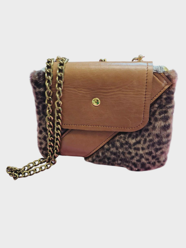 Pochette bandoulière - laine de mouton