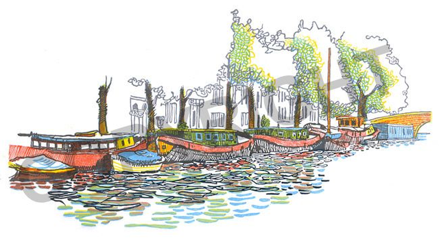 Along the Prinsengracht