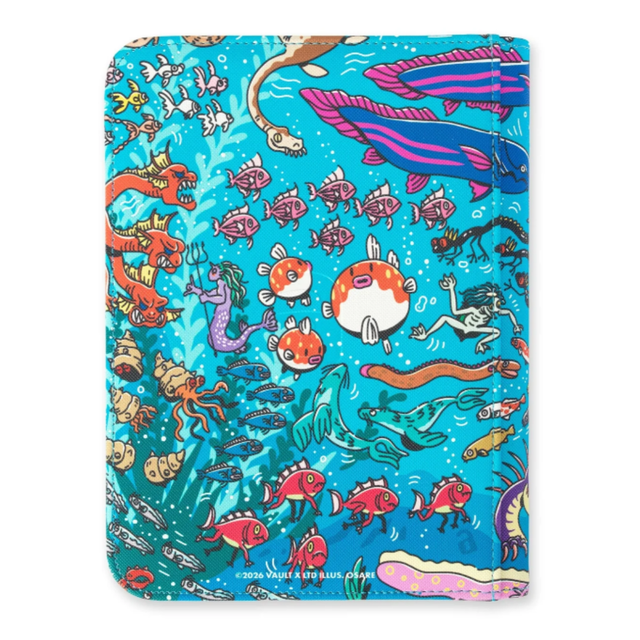 Vault X: 4-Pocket Exo-Tec® Zip Binder Water: Osare