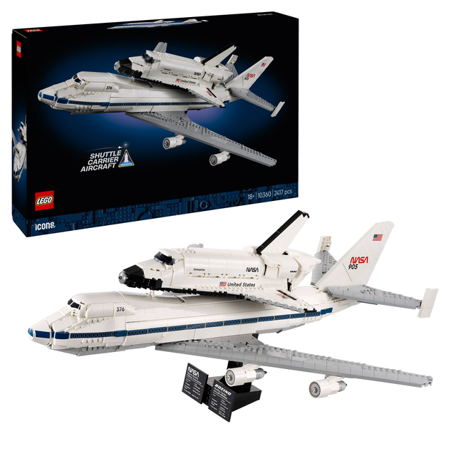LEGO 10360 Icons Spaceshuttle-Transport-Jumbo