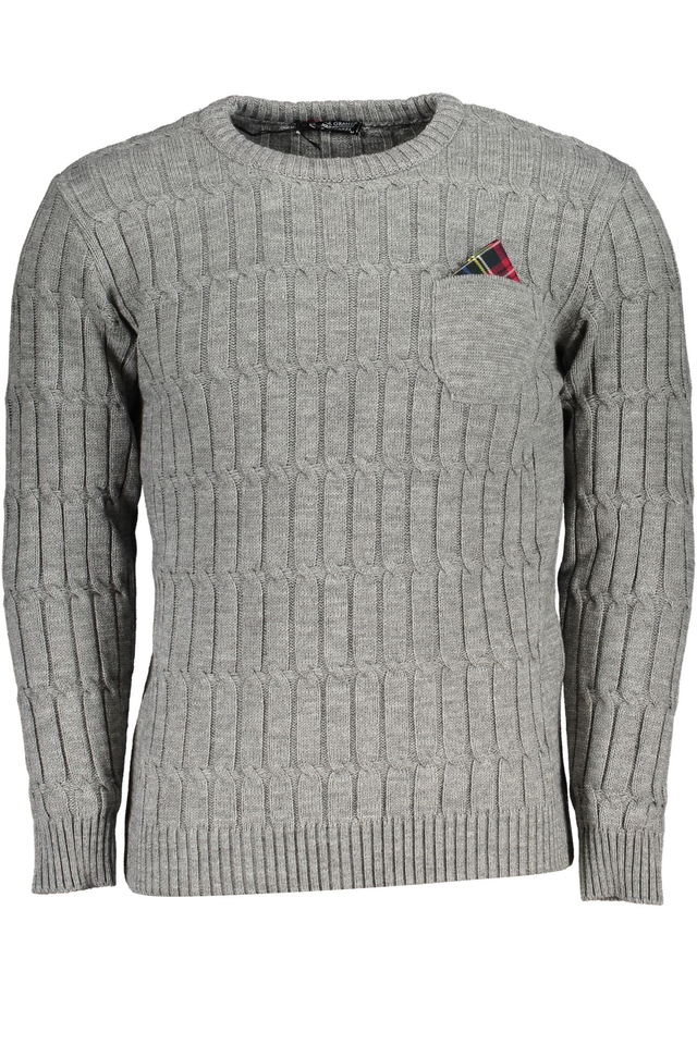 U.S. GRAND POLO MAGLIONE UOMO GRIGIO