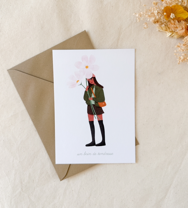 Carte Un brin de tendresse