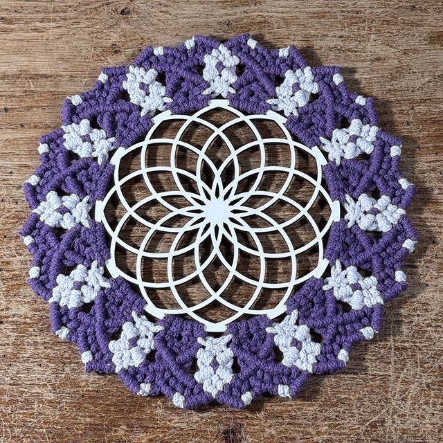Mandala Tore bicolore - Couronne