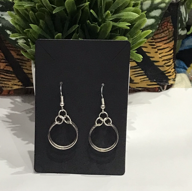 Silver Dangling Earrings- SDE67
