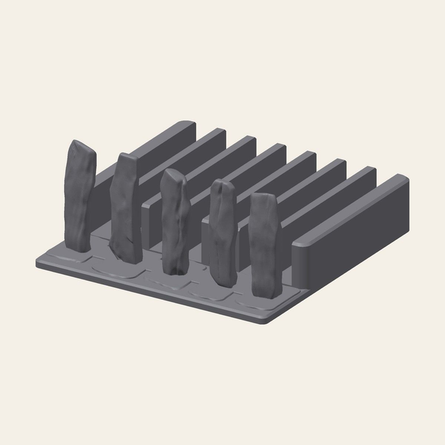 Standing Stones Game Case Rack