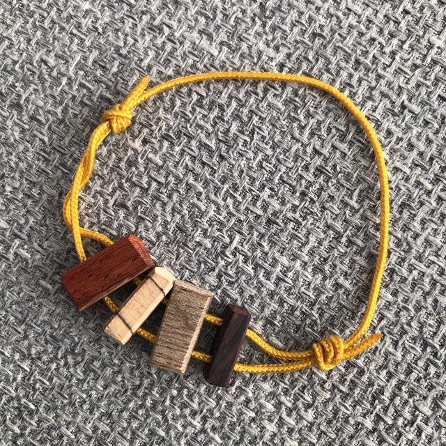 bracelet double-fil 4 perles