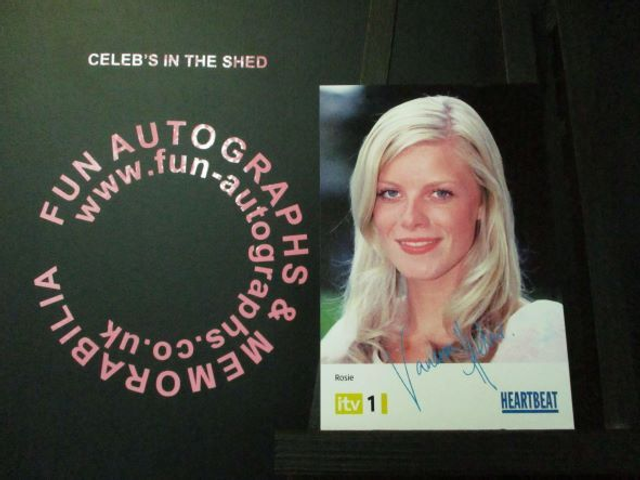 Vanessa Hehir (Rosie) Original Pre-Print Yellow Heartbeat 6x4 Cast Card