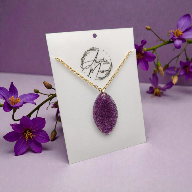 Collier "Lavanda"