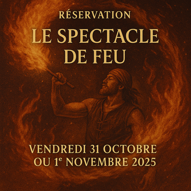 SPECTACLE DE FEU - Soit le 31 octobre ou le 01 novembre 2025