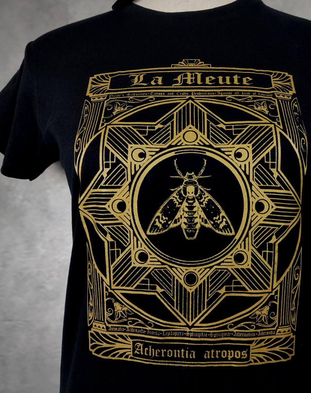 T-shirt Classic Lady "Acherontia" Gold