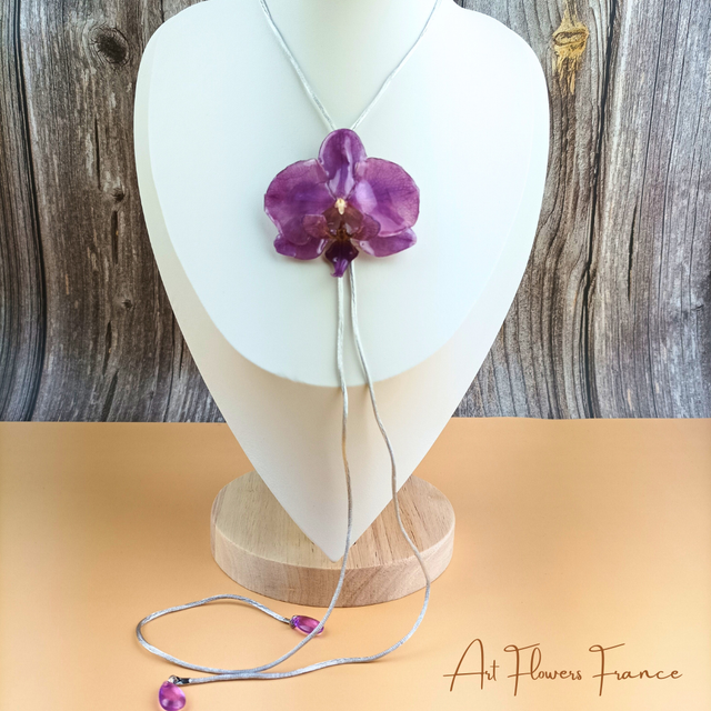Collier Orchidée