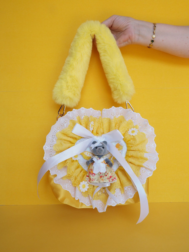 Meadow Sylvanian Bear Yellow Lolita Mini Bag
