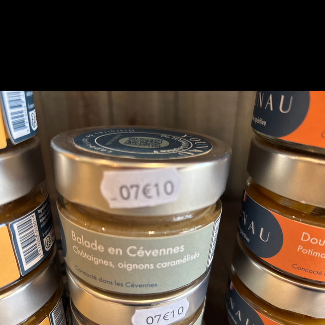 Balade en Cévennes châtaignes et oignons caramélisés 