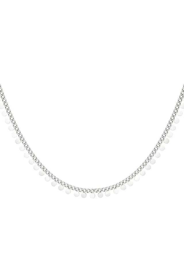 Stainless steel necklace circles