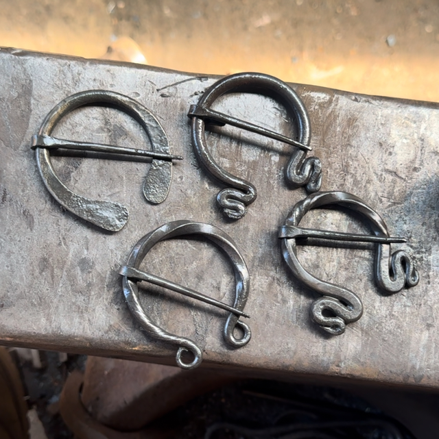 Hand-Forged Iron Viking-Style Blanket Pit