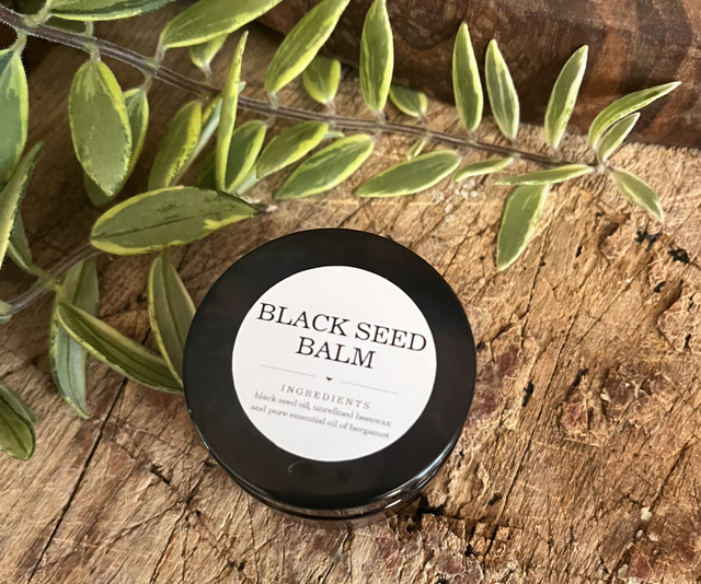 Black seed and hemp balm