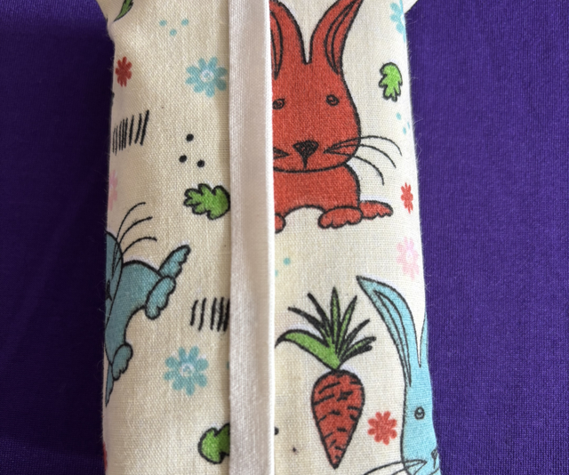 Pocket TissueCover/Holder Rabbits including tissues