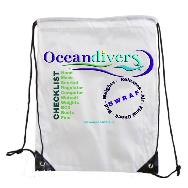 Oceandivers Drawstring Bag