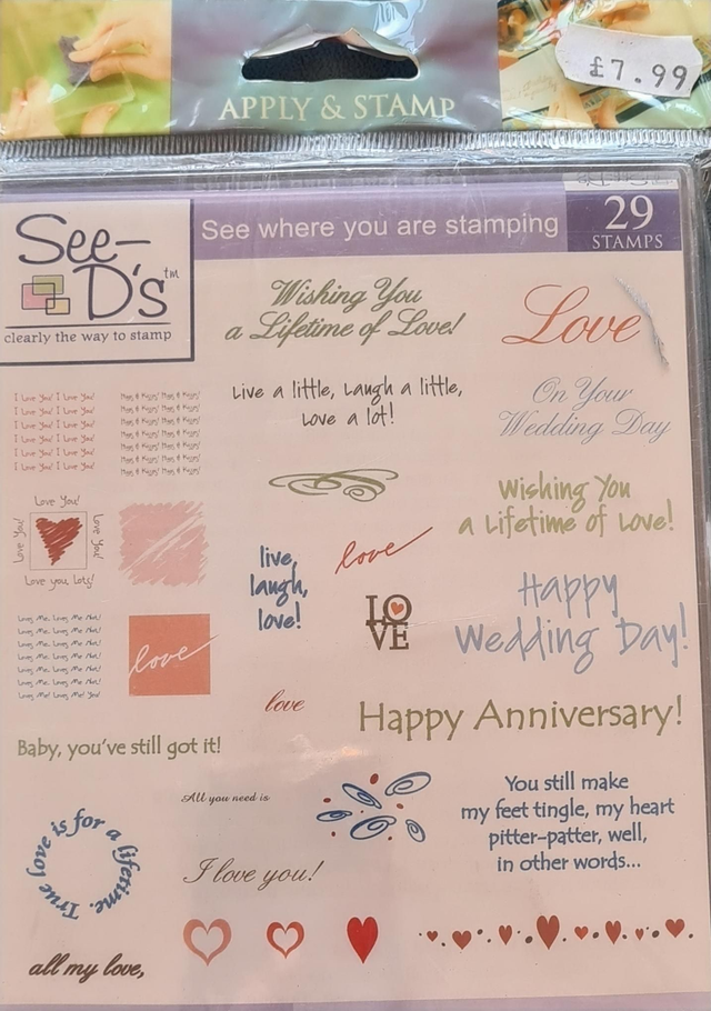 Sugar Loaf See D's 29 Wedding Day Anniversary Love stamps