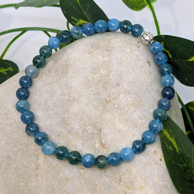 Bracelet &quot;Apatite&quot; 6mm BR-088