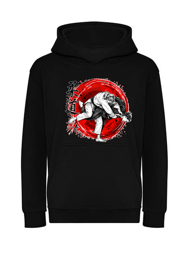Hoodie Kämpferinnen roter Kreisel