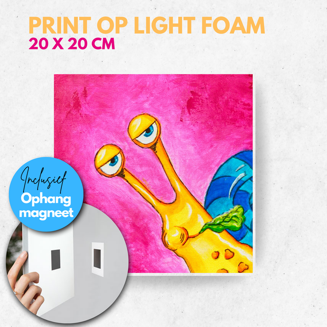 Slak | Light foam met magneet