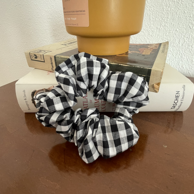 Chouchou Ève vichy noir