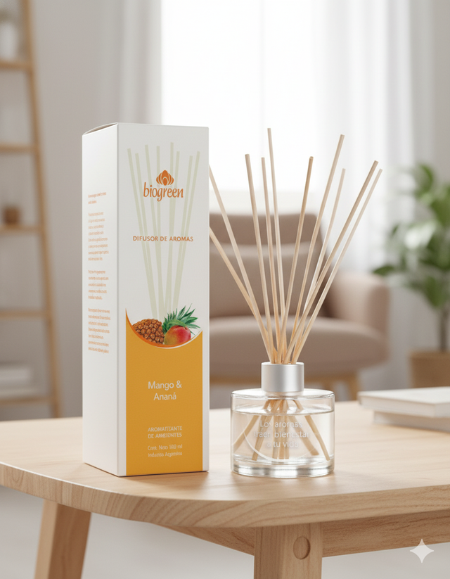 Difusor de Aroma Varillas Mango Anana Biogreen