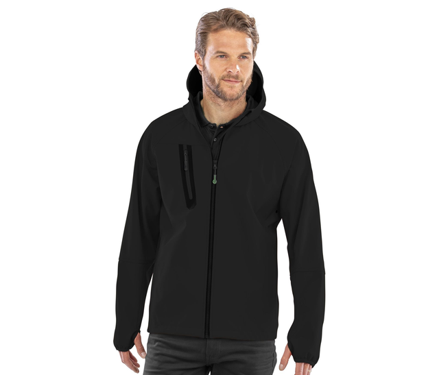 RESULT veste Softshell capuche 3 couches RS909X