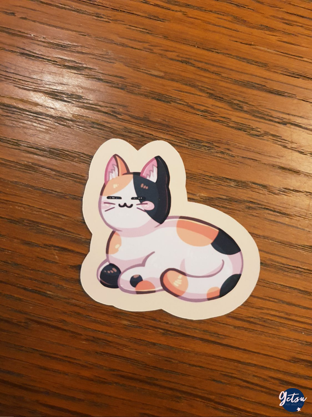 Sticker chat calicot