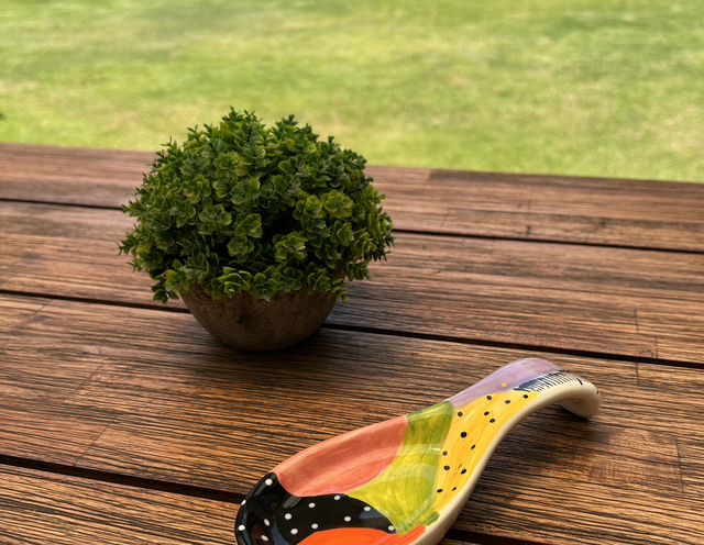 Cerámica Patchwork - Posa cucharas